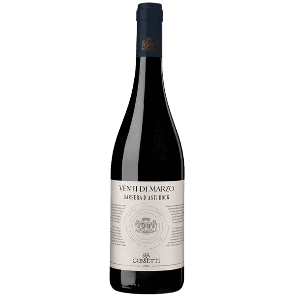 Cossetti Barbera D’Asti Venti Di Marzo DOCG – Elegante Rode Wijn Uit Piemonte