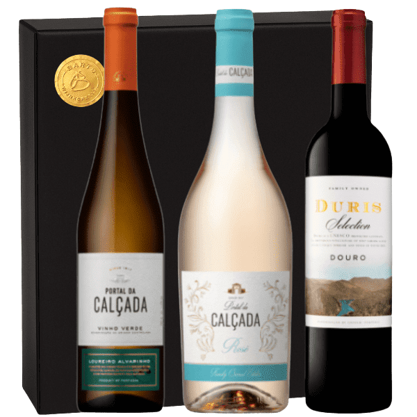 Geschenkdoos-3-fles-calcada-vinho-verde-rosado-duris