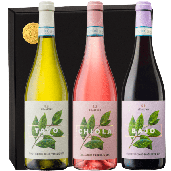 Geschenkdoos 3-flessen ILauri Tavo – Chiola – Bajo
